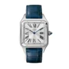 Cartier WSSA0085 Santos-Dumont Quartz Silver Dial Men's Watch 1 Cartier WSSA0085 Santos-Dumont Quartz Silver Dial Men's Watch