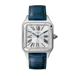Cartier WSSA0085 Santos-Dumont Quartz Silver Dial Men's Watch