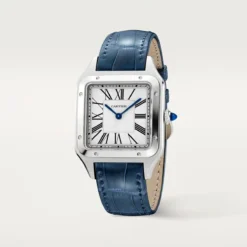 Cartier WSSA0085 Santos-Dumont Quartz Silver Dial Men's Watch 8 Cartier WSSA0085 Santos-Dumont Quartz Silver Dial Men's Watch - Image 2