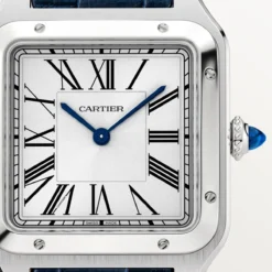 Cartier WSSA0085 Santos-Dumont Quartz Silver Dial Men's Watch 9 Cartier WSSA0085 Santos-Dumont Quartz Silver Dial Men's Watch - Image 3