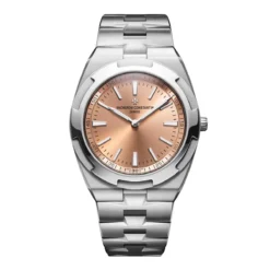 Vacheron Constantin 2500V/220P-H028 Overseas Ultra-Thin 39.5mm Platinum Salmon Dial Watch Limited 255
