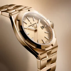 Vacheron Constantin 4600V/200R-H128 Overseas Self-Winding 34.5mm Rose Gold Golden Dial Watch - Image 2