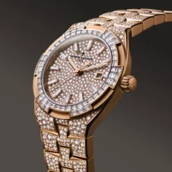 Vacheron Constantin 4617V/215R-H040 Overseas Self-Winding High Jewellery 35mm Rose Gold Diamond Watch - Image 2