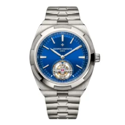 Vacheron Constantin 6000V/210T-H032 Overseas Tourbillon 42.5mm Titanium Blue Dial Watch