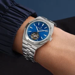 Vacheron Constantin 6000V/210T-H032 Overseas Tourbillon 42.5mm Titanium Blue Dial Watch - Image 3