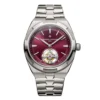 Vacheron Constantin 6000V/210T-H179 Overseas Tourbillon 42.5mm Titanium White Dial Watch
