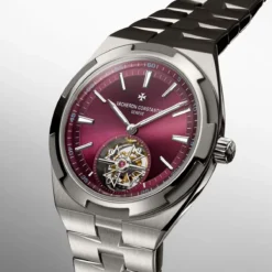 Vacheron Constantin 6000V/210T-H179 Overseas Tourbillon 42.5mm Titanium White Dial Watch - Image 3