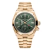 Vacheron Constantin 7920V/210R-B965 Overseas Dual Time 41mm Rose Gold Green Dial Watch