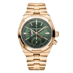 Vacheron Constantin 7920V/210R-B965 Overseas Dual Time 41mm Rose Gold Green Dial Watch