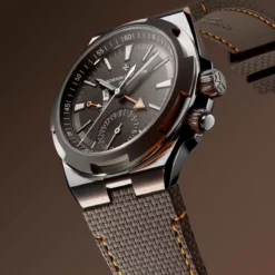 Vacheron Constantin 7930V/210T-H072 Overseas Dual Time Cardinal Points South 41mm Titanium Brown Watch - Image 2