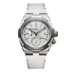 Vacheron Constantin 7930V/210T-H073 Overseas Dual Time Cardinal Points North 41mm Titanium White Watch