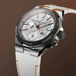 Vacheron Constantin 7930V/210T-H073 Overseas Dual Time Cardinal Points North 41mm Titanium White Watch - Image 3