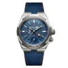 Vacheron Constantin 7930V/210T-H074 Overseas Dual Time Cardinal Points East 41mm Titanium Blue Watch
