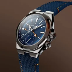 Vacheron Constantin 7930V/210T-H074 Overseas Dual Time Cardinal Points East 41mm Titanium Blue Watch - Image 3