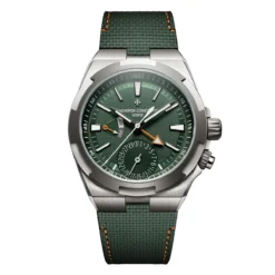 Vacheron Constantin 7930V/210T-H075 Overseas Dual Time Cardinal Points West 41mm Titanium Green Watch