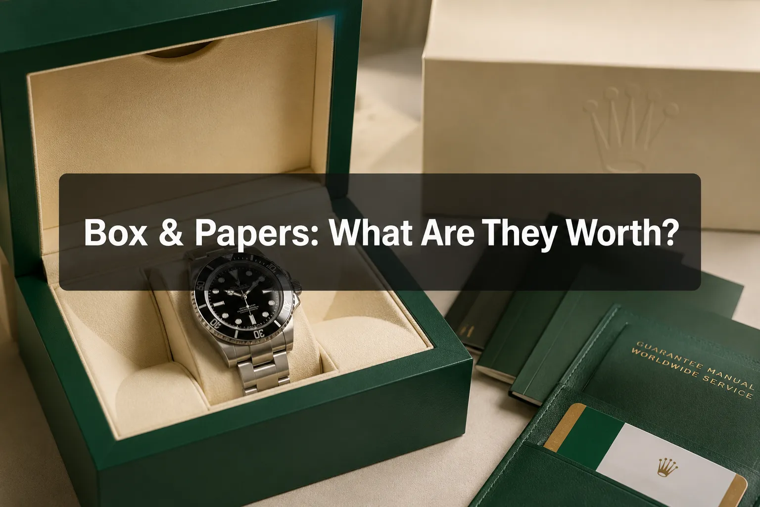 Box & Papers for Luxury Watches: How Much Do They Really Add?