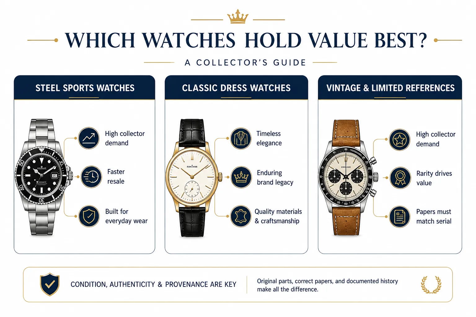 Box & Papers for Luxury Watches: How Much Do They Really Add? 2 Box & papers for luxury watches: how much do they really add to resale value?