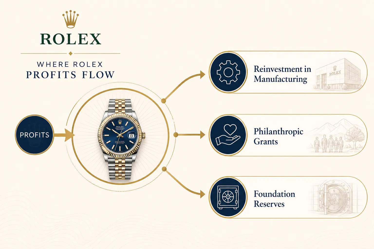 Is Rolex a Non-Profit? The Truth Behind Its Ownership Structure 3 How the Rolex and Foundation Structure Works