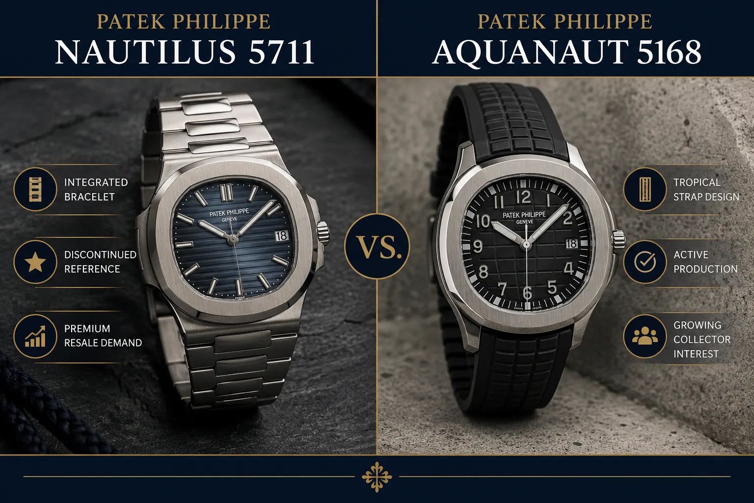 Patek Philippe Nautilus vs. Aquanaut: Which Holds Value Better