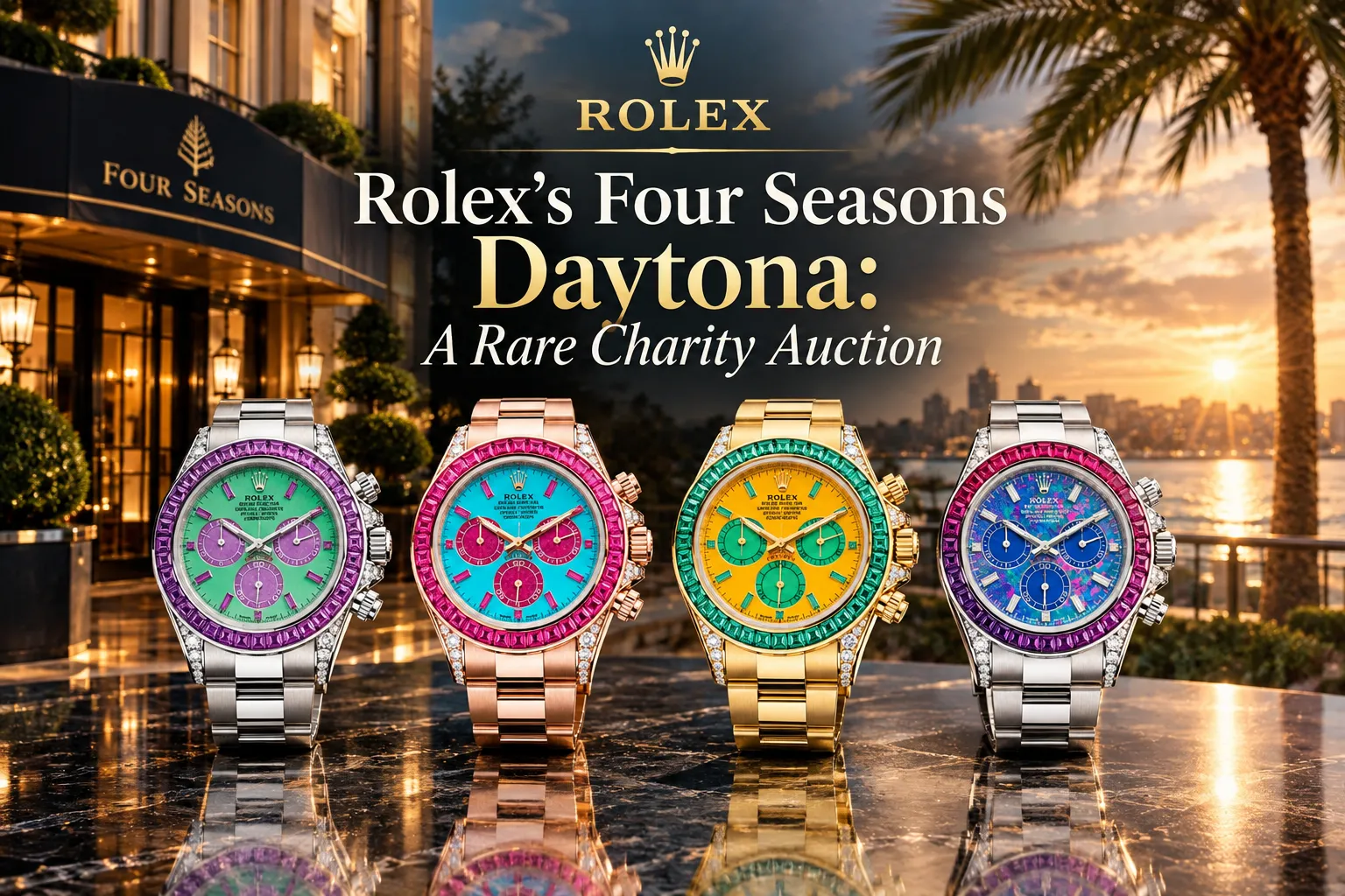 Rolex's Four Seasons Daytona: A Rare Charity Auction