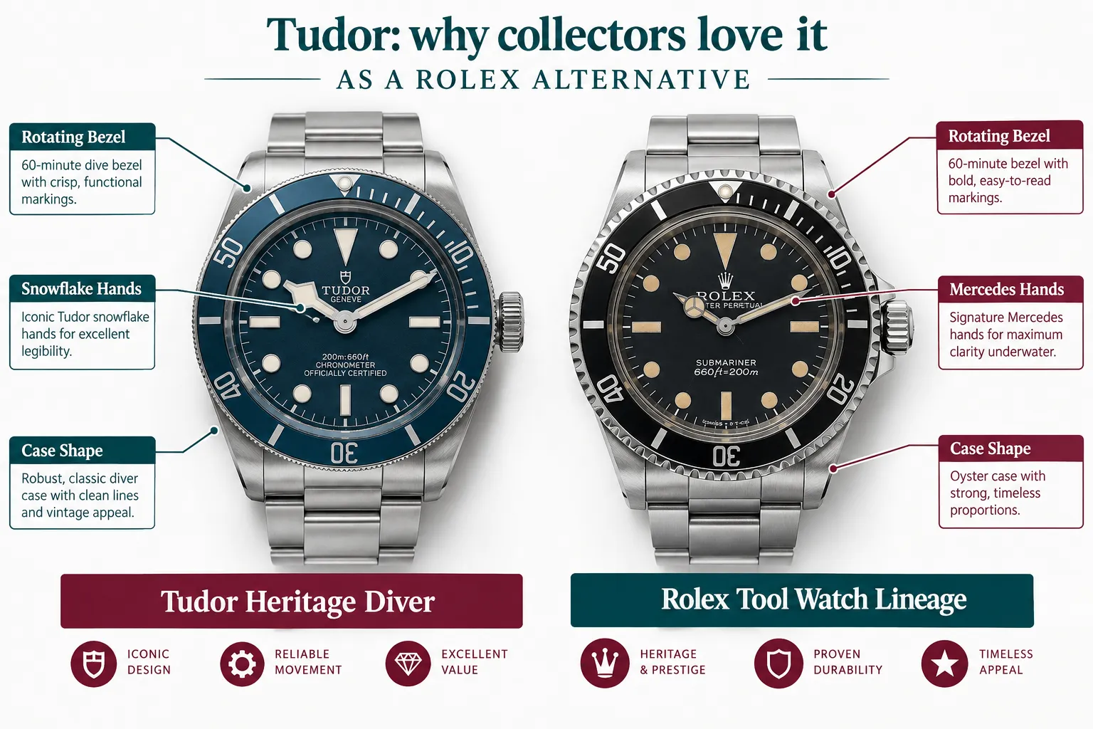 What Is Tudor's Brand History and Its Connection to Rolex?