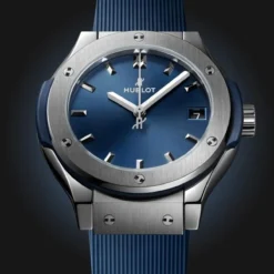 Hublot 581.NX.7170.RX Classic Fusion Titanium Blue 33mm Watch 6 Hublot 581.NX.7170.RX Classic Fusion Titanium Blue 33mm Watch - Image 2