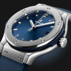 Hublot 581.NX.7170.RX Classic Fusion Titanium Blue 33mm Watch 7 Hublot 581.NX.7170.RX Classic Fusion Titanium Blue 33mm Watch - Image 3