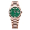 Rolex 128235-0068 Day-Date 36mm Everose Gold Green Aventurine Diamond Dial President Watch 1 Rolex 128235-0068 Day-Date 36mm Everose Gold Green Aventurine Diamond Dial President Watch